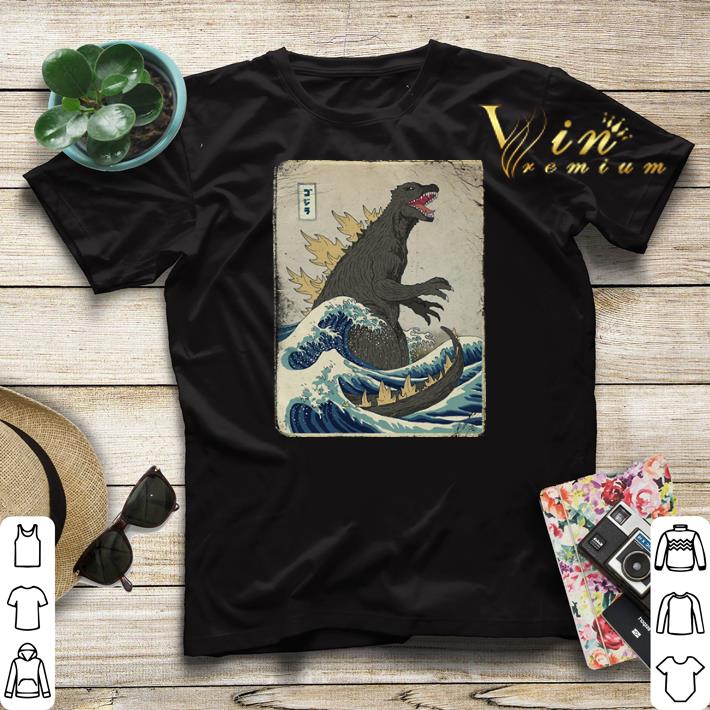 The Great Godzilla off Kanagawa shirt sweater 4 1 - The Great Godzilla off Kanagawa shirt sweater