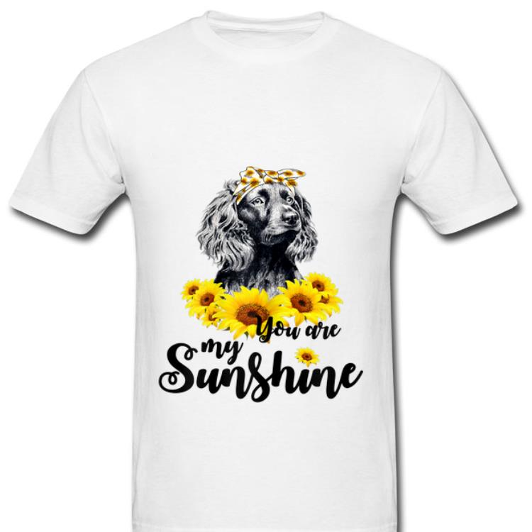 Top Boykin Spaniel You Are My Sunshine Sunflower shirt 1 - Top Boykin Spaniel You Are My Sunshine Sunflower shirt