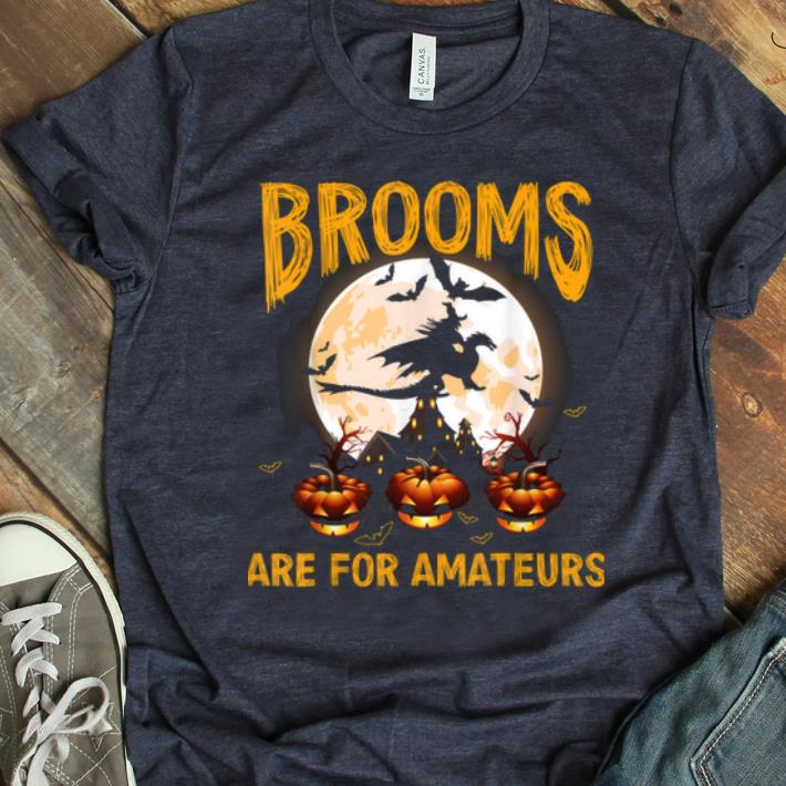 Top Brooms Are For Amateurs Witch Riding Dragon Halloween shirt 1 - Top Brooms Are For Amateurs Witch Riding Dragon Halloween shirt