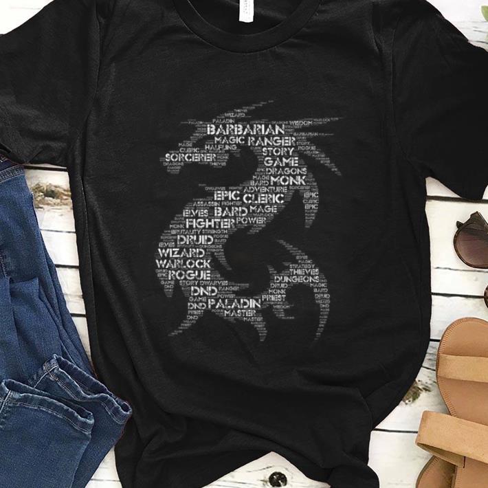 Top Dnd Dragon Word Art Tabletop Game shirt 1 - Top Dnd Dragon Word Art Tabletop Game shirt