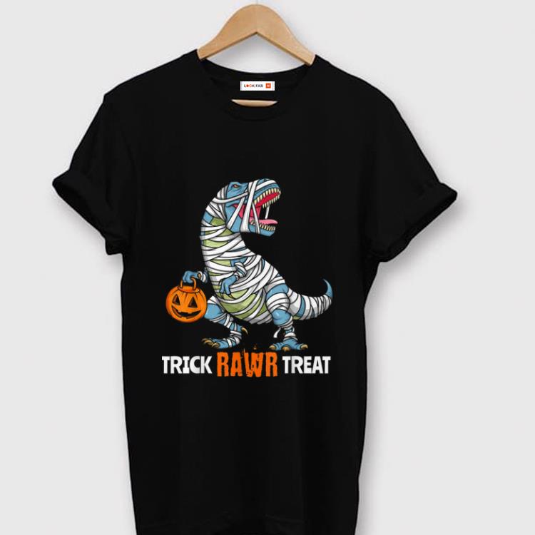Top Halloween T Rex Dinosaur Mummy Trick Rawr Treat Funny Cute shirt 1 - Top Halloween T Rex Dinosaur Mummy Trick Rawr Treat Funny Cute shirt