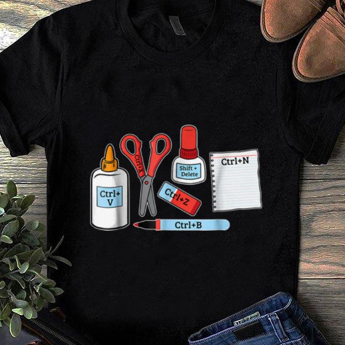 Top Real Life Computer Keyboard Shortcut Keys shirt 1 - Top Real Life Computer Keyboard Shortcut Keys shirt