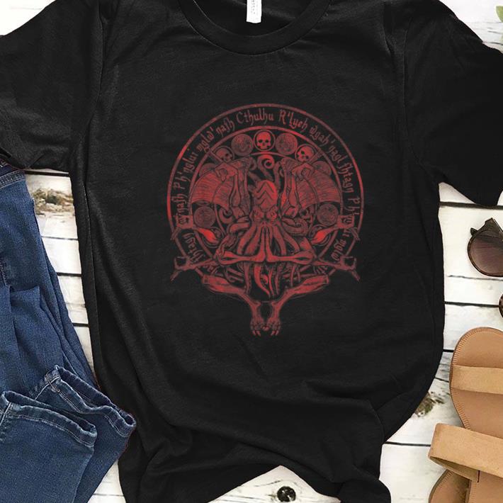 Top The Idol Cthulhu Red Variant Indian God shirt 1 - Top The Idol - Cthulhu Red Variant Indian God shirt