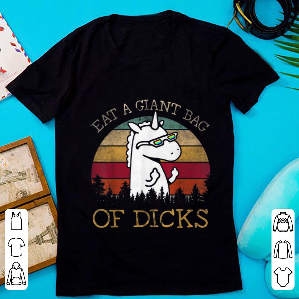 Top Unicorn Eat A Giant Bag Of Dicks Vintage shirt 1 - Top Unicorn Eat A Giant Bag Of Dicks Vintage shirt