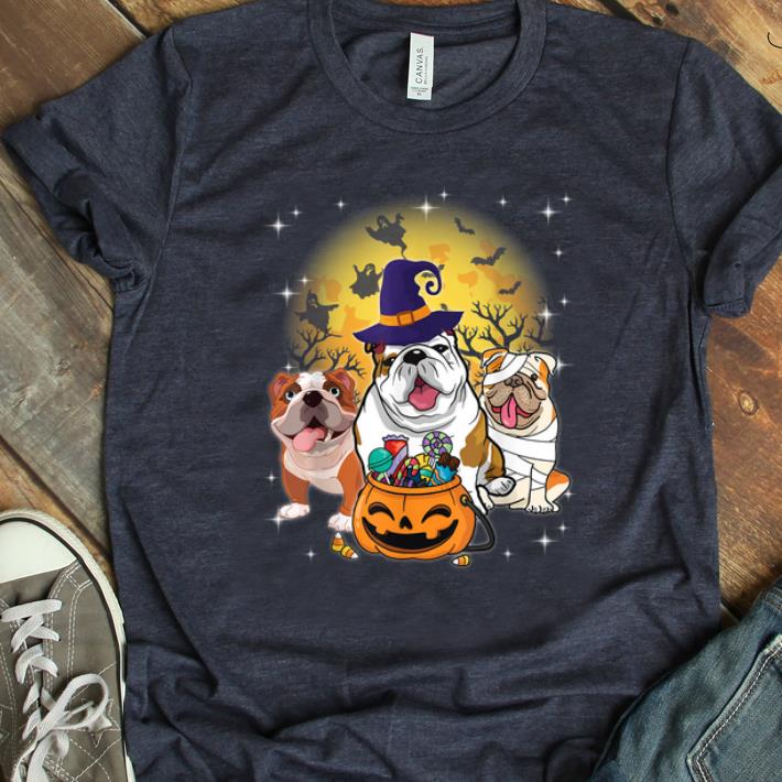 Awesome English Bulldog Mummy Witch Moon Ghosts Pumpkin Candy shirt 1 - Awesome English Bulldog Mummy Witch Moon Ghosts Pumpkin Candy shirt