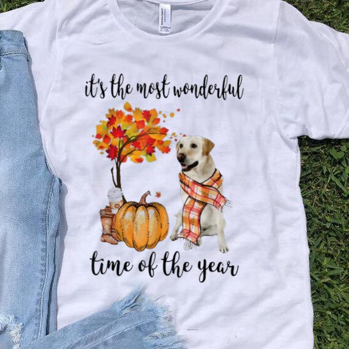 Awesome It s The Most Wonderful Time Of The Year Labrador Pumpkin shirt 1 - Awesome It's The Most Wonderful Time Of The Year Labrador Pumpkin shirt