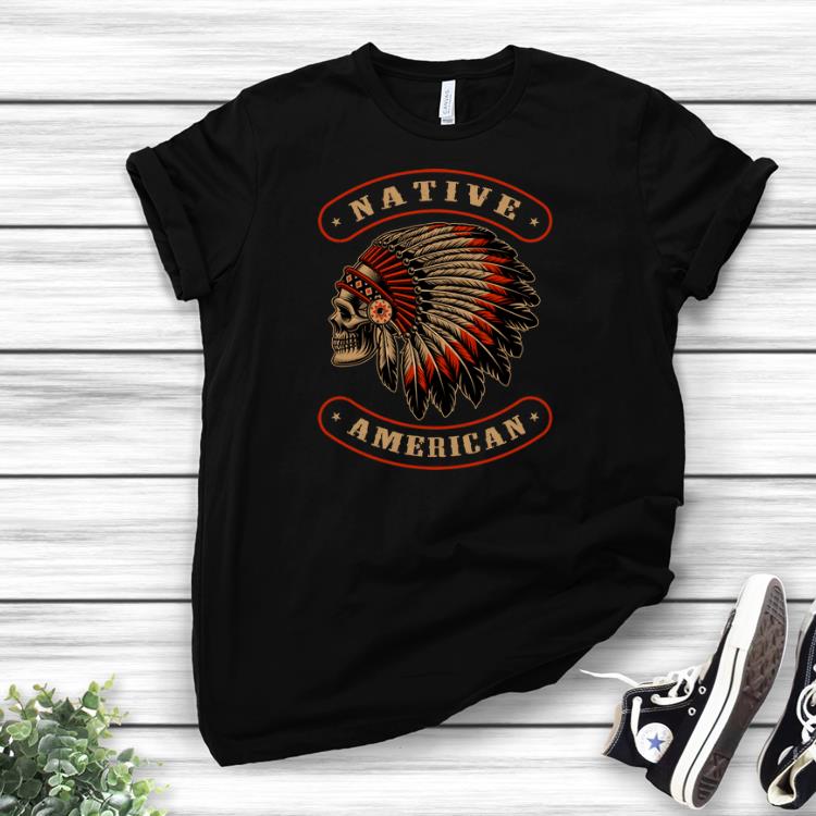 Awesome Native American Indians Chief Skull War Bonnet Feather Hatshirts 1 2 - Awesome Native American Indians Chief Skull War Bonnet Feather Hatshirts