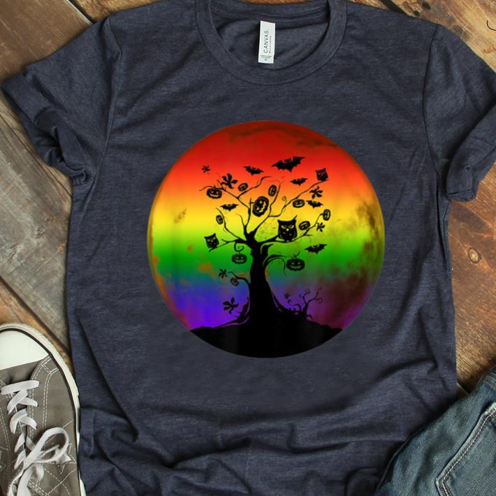 Awesome Spooky LGBTQ Glowing Full Moon Halloween shirt 1 - Awesome Spooky LGBTQ Glowing Full Moon Halloween shirt