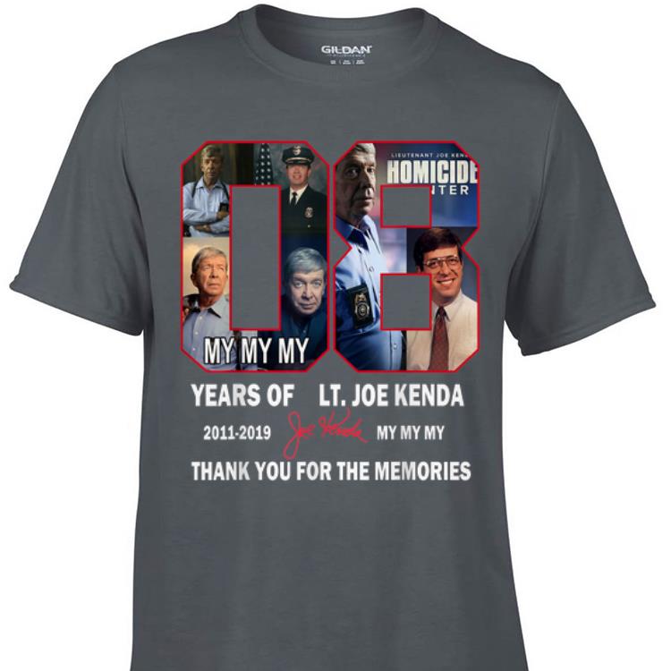 Awesome Thank You For The Memories Lt Joe Kenda 08 Years Signature shirt 1 - Awesome Thank You For The Memories Lt.Joe Kenda 08 Years Signature shirt