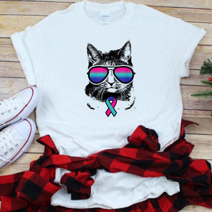 Cat Thyroid Cancer Awareness Sunglass shirts 1 - Cat Thyroid Cancer Awareness Sunglass shirts