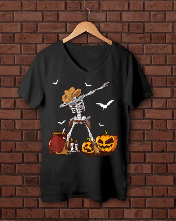 Funny Dabbing Skeleton Pumpkin Halloween For Kids Boys shirt 1 - Funny Dabbing Skeleton Pumpkin Halloween For Kids Boys shirt