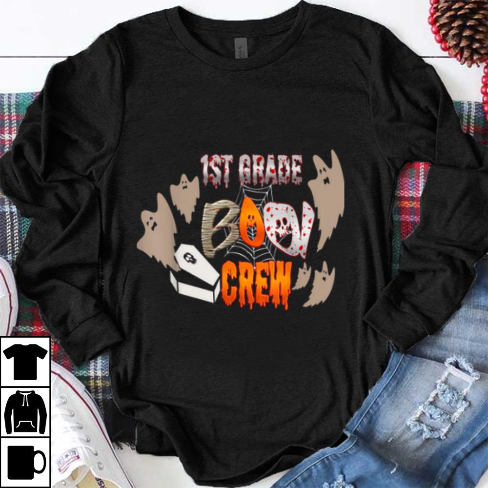 Halloween 1st Grade Boo Crew Teachers Kids shirt 1 - Halloween 1st Grade Boo Crew Teachers Kids shirt