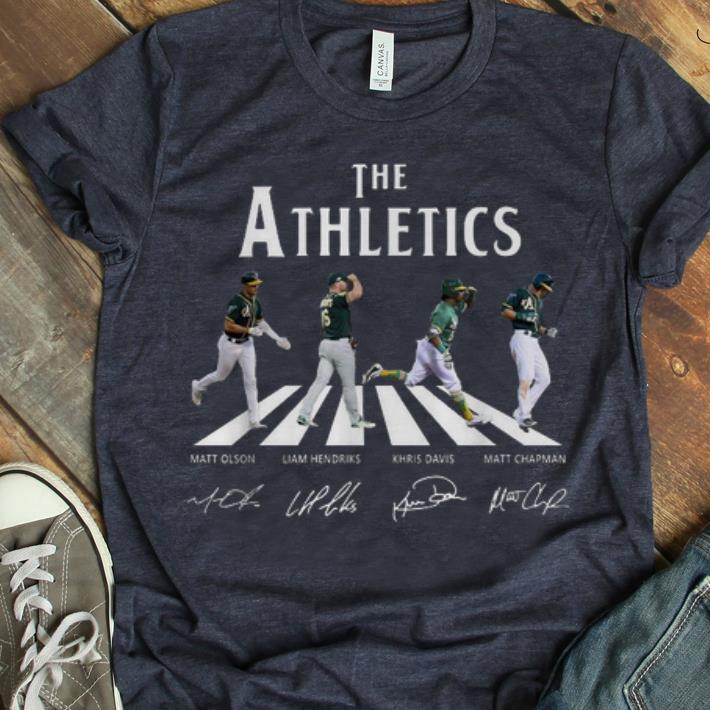 Hot Abbey Road The Athletics signature shirt 1 - Hot Abbey Road The Athletics signature shirt