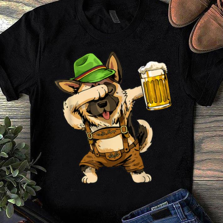 Hot Dabbing German Shepherd Dab Men Prost Drinking Beer shirt 1 - Hot Dabbing German Shepherd Dab Men Prost Drinking Beer shirt