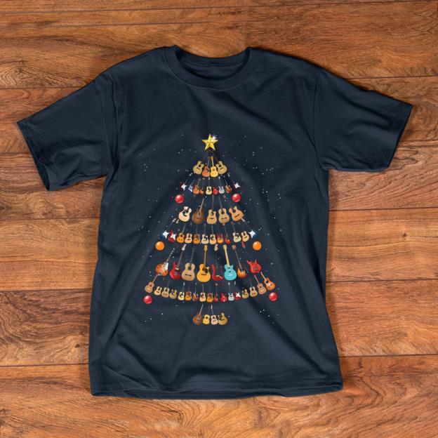 Hot Guitar Christmas Tree Guitar Lover shirt 1 - Hot Guitar Christmas Tree Guitar Lover shirt