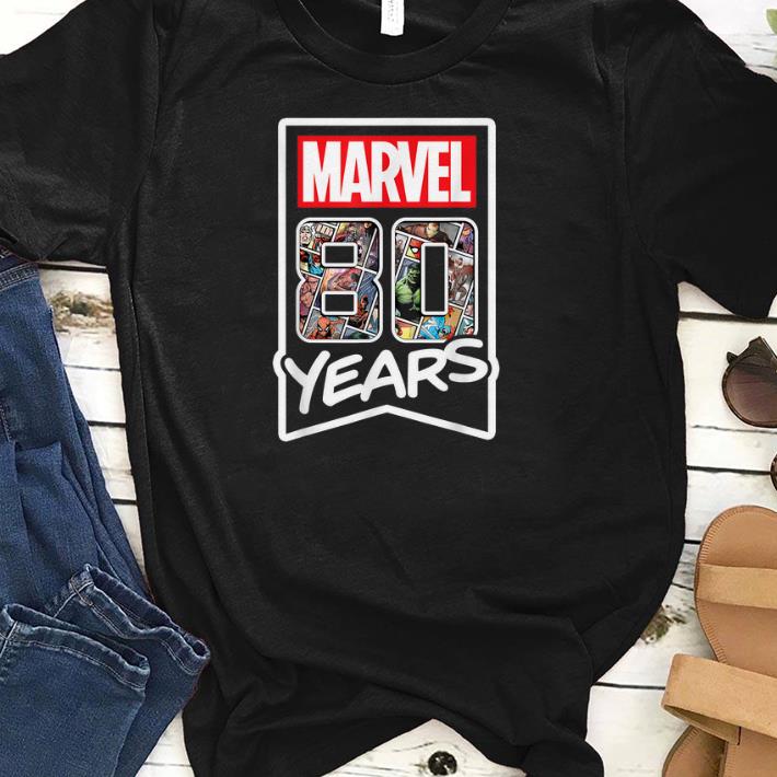 Marvel 80 Years of Comics Anniversary shirts 1 - Marvel 80 Years of Comics Anniversary shirts