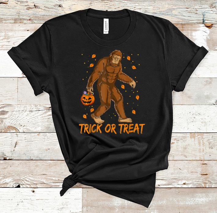 Nice Bigfoot Sasquatch Halloween Trick Or Treat shirts shirts 1 - Nice Bigfoot Sasquatch Halloween Trick Or Treat shirts shirts