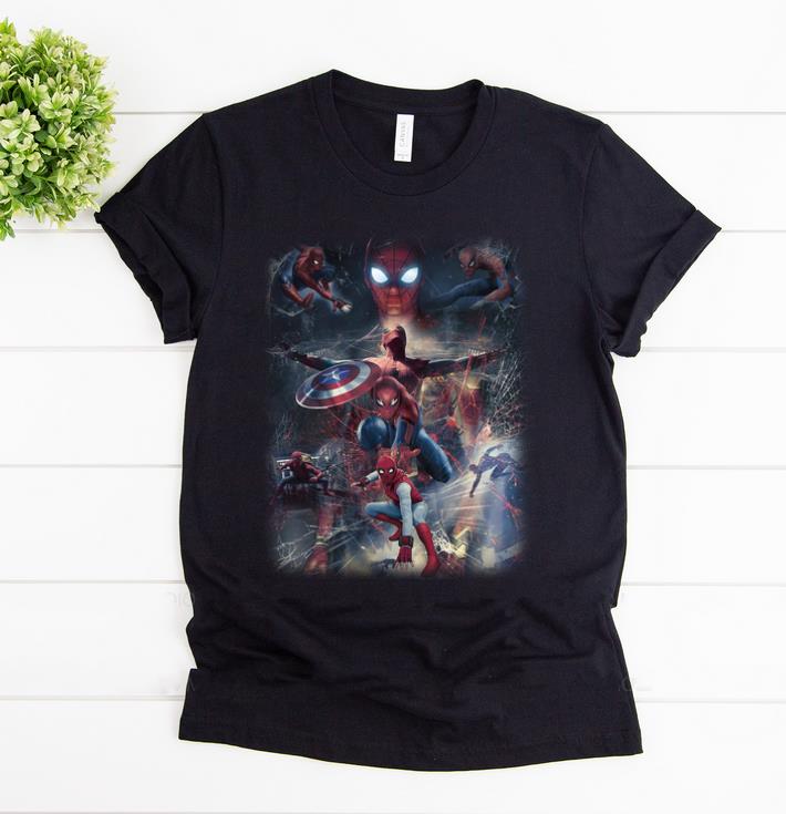 Nice Captain America Shield Marvel Spider Man Far From Home shirt 1 - Nice Captain America Shield Marvel Spider Man Far From Home shirt