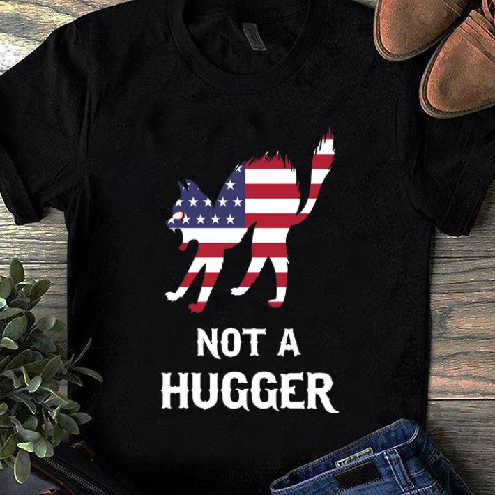 Nice Cat Not A Hugger American flag shirt 1 - Nice Cat Not A Hugger American flag shirt