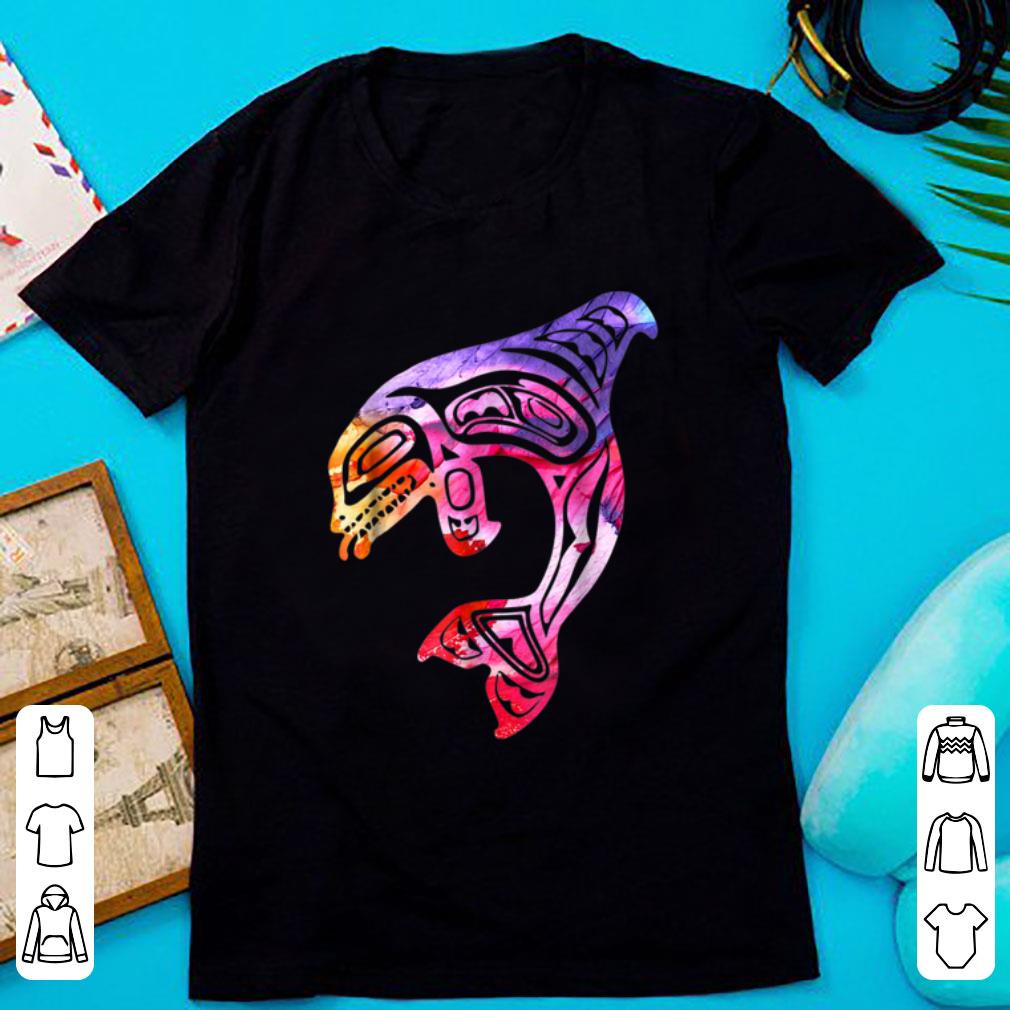 Nice Colorful Orca Killer Whale Pacific Northwest Native American shirt 1 - Nice Colorful Orca Killer Whale Pacific Northwest Native American shirt