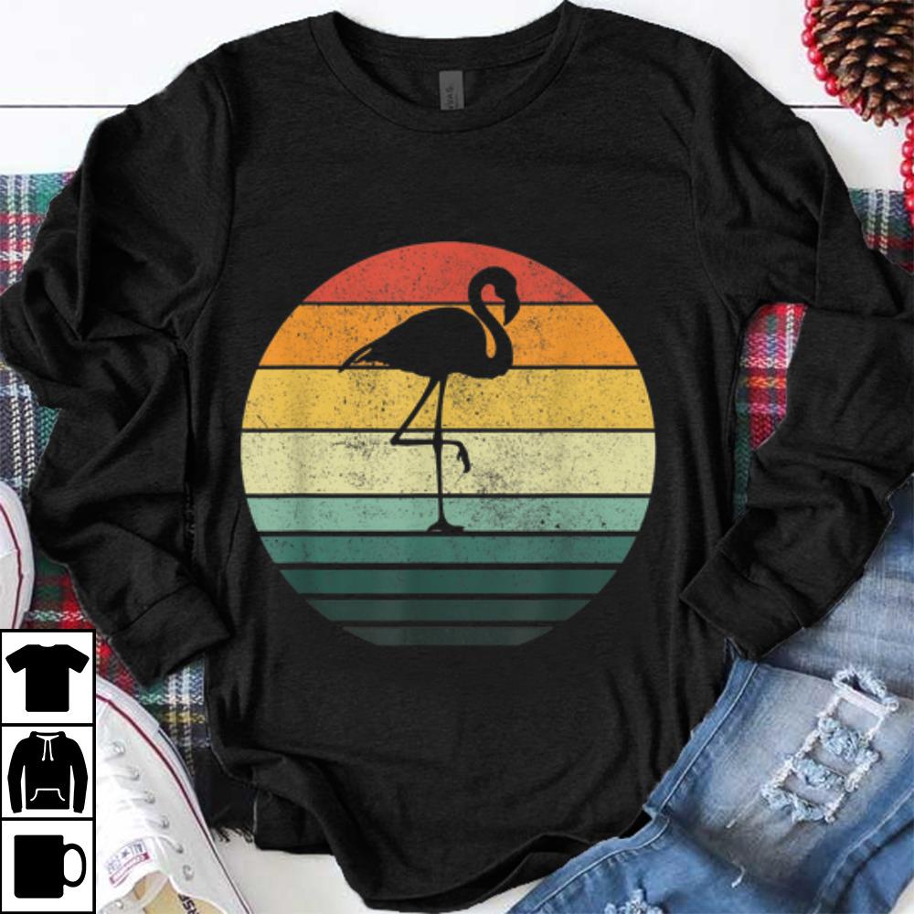 Nice Flamingo Sunset Retro Vintage 70s Animal Nature Lovers shirt 1 - Nice Flamingo Sunset Retro Vintage 70s Animal Nature Lovers shirt