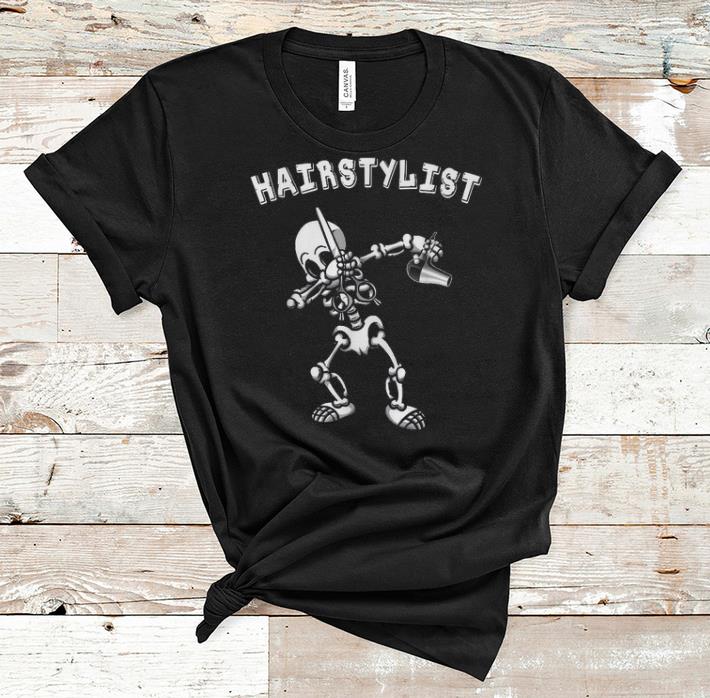 Nice Hairstylist Dabbing Skeleton Halloween Costume shirt 1 - Nice Hairstylist Dabbing Skeleton Halloween Costume shirt