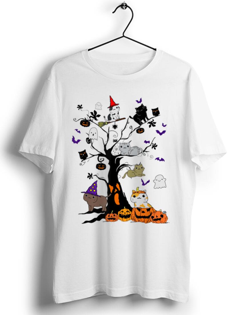 Nice Hallowen Cat On Tree Halloween Costume shirt 1 - Nice Hallowen Cat On Tree Halloween Costume shirt