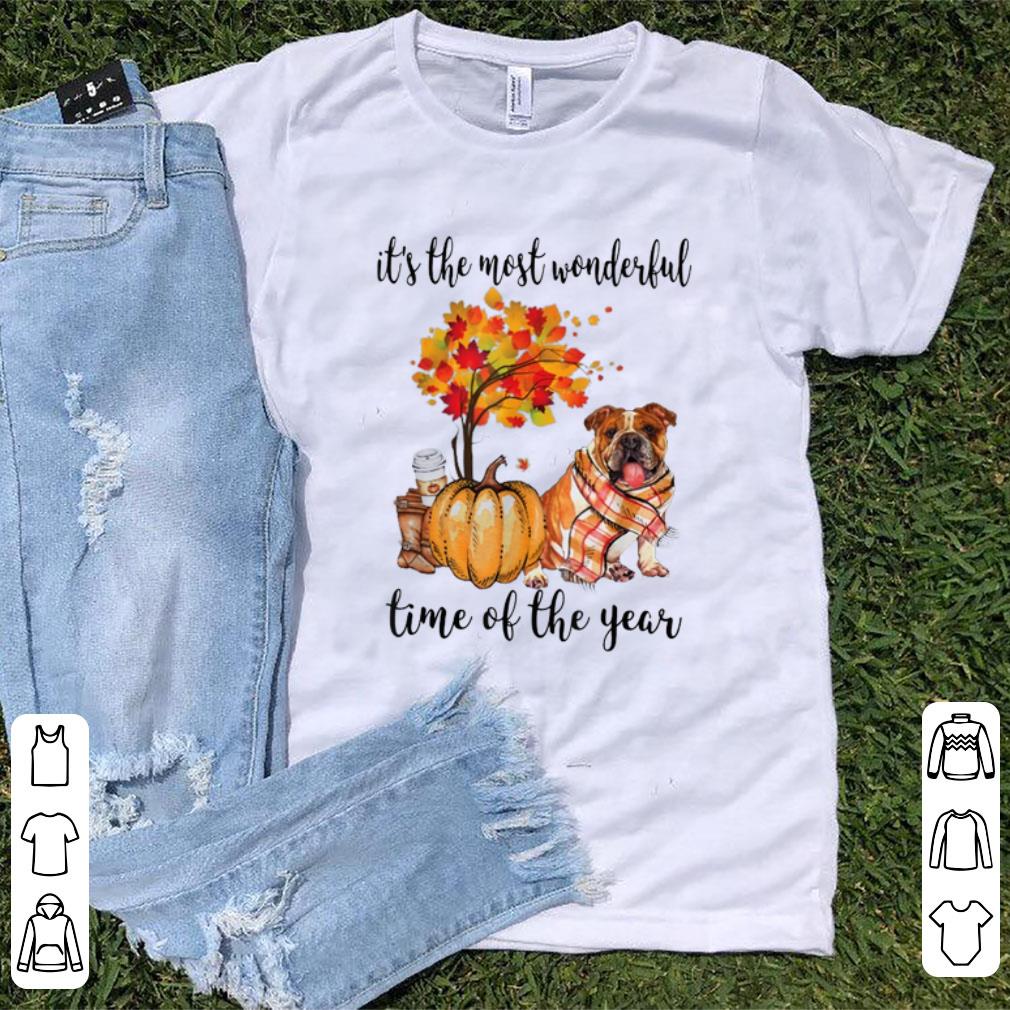 Nice It s The Most Wonderful Time Of The Year Bulldog shirt 1 - Nice It's The Most Wonderful Time Of The Year Bulldog shirt