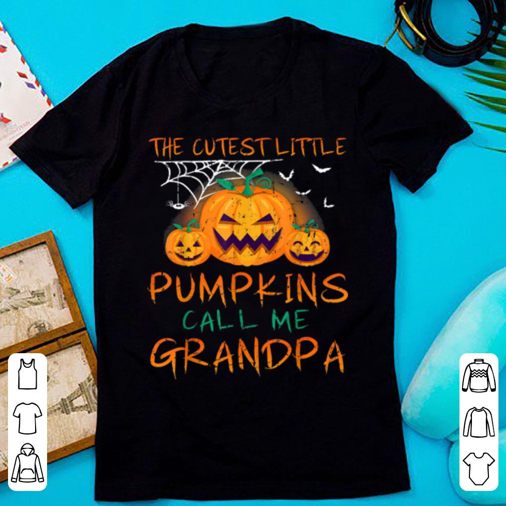 Nice Mens The Cutest Little Pumpkins Call Me Grandpa Halloween shirt 1 - Nice Mens The Cutest Little Pumpkins Call Me Grandpa Halloween shirt
