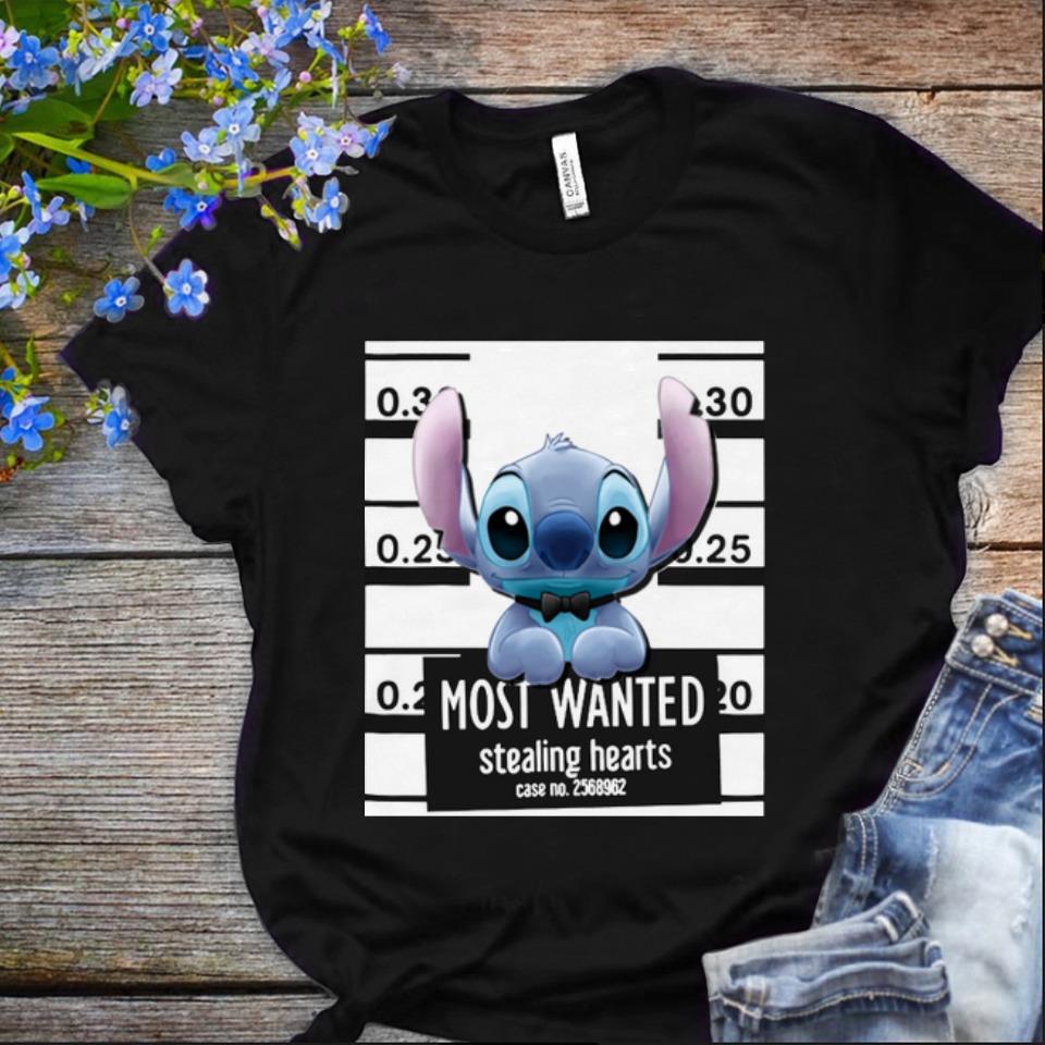 Nice Stitch Most Wanted Stealing Hearts shirt 1 - Nice Stitch Most Wanted Stealing Hearts shirt