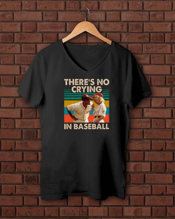 Nice Vintage There s No Crying In Baseball Tom Hanks shirts 1 - Nice Vintage There's No Crying In Baseball Tom Hanks shirts
