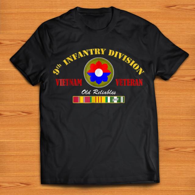 Official 9th Infantry Division Vietnam Veteran Old Reliables shirts 1 - Official 9th Infantry Division Vietnam Veteran Old Reliables shirts