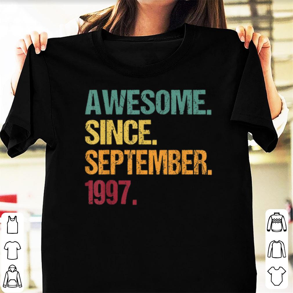 Official Awesome Since September 1997 Vintage shirts 1 - Official Awesome Since September 1997 Vintage shirts