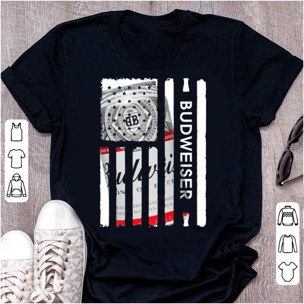 Official Budweiser American flag shirt 1 - Official Budweiser American flag shirt