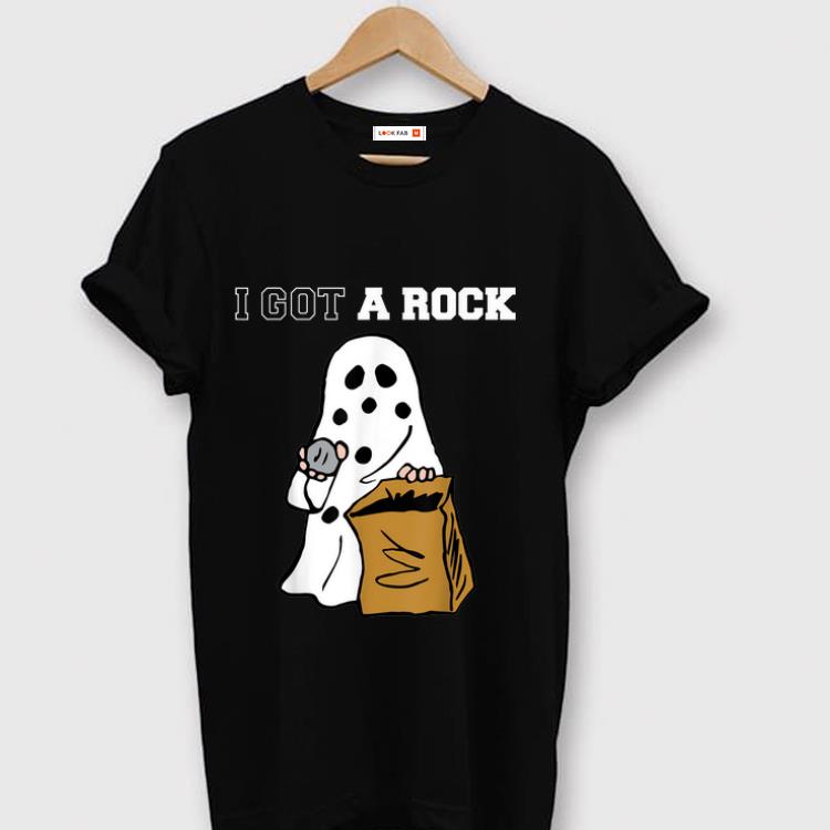 Official I Got A Rock Charlie Brown s Ghost Halloween shirt 1 - Official I Got A Rock Charlie Brown's Ghost Halloween shirt