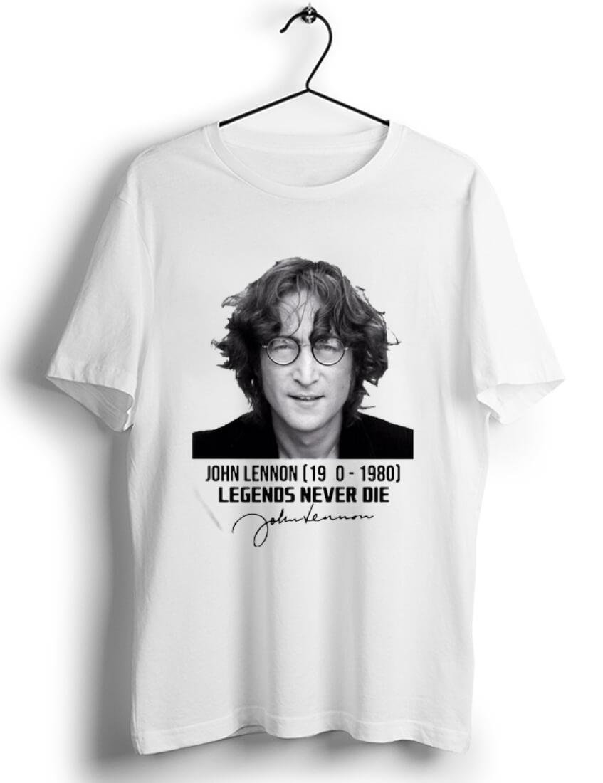 Official John Lennon Legends Never Die 1940 1980 Signature shirt 1 1 - Official John Lennon Legends Never Die 1940-1980 Signature shirt