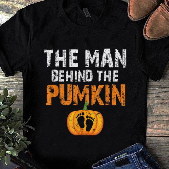 Official Mens The Man Behind The Pumpkin Halloween Costume New Dad Gift shirt 1 - Official Mens The Man Behind The Pumpkin Halloween Costume New Dad Gift shirt
