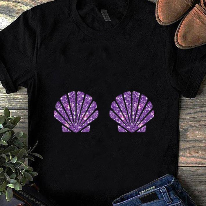 Official Mermaid Sea Shell Bra Costume Halloween Design shirt 1 - Official Mermaid Sea Shell Bra Costume Halloween Design shirt