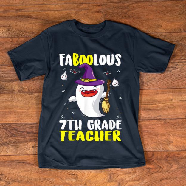 Original Boo Ghost 7th Grade Teacher Hat Witch Halloween shirt 1 - Original Boo Ghost 7th Grade Teacher Hat Witch Halloween shirt