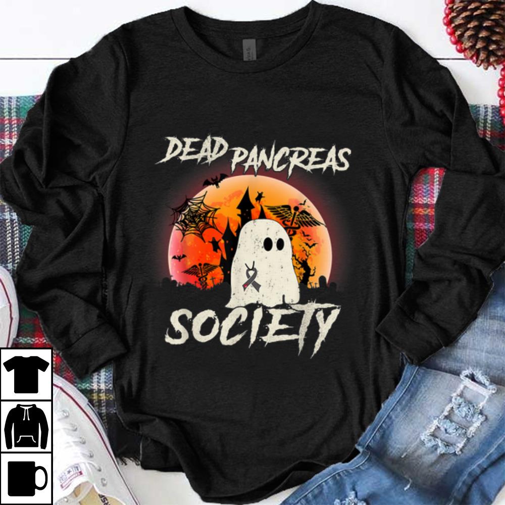 Original Dead Pancreas Society Halloween Ghost Diabetes Awareness shirt 1 - Original Dead Pancreas Society Halloween Ghost Diabetes Awareness shirt