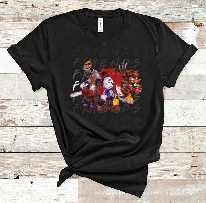 Original Friends Halloween Horror Team Scary Disney Character shirt 1 1 - Original Friends Halloween Horror Team Scary Disney Character shirt