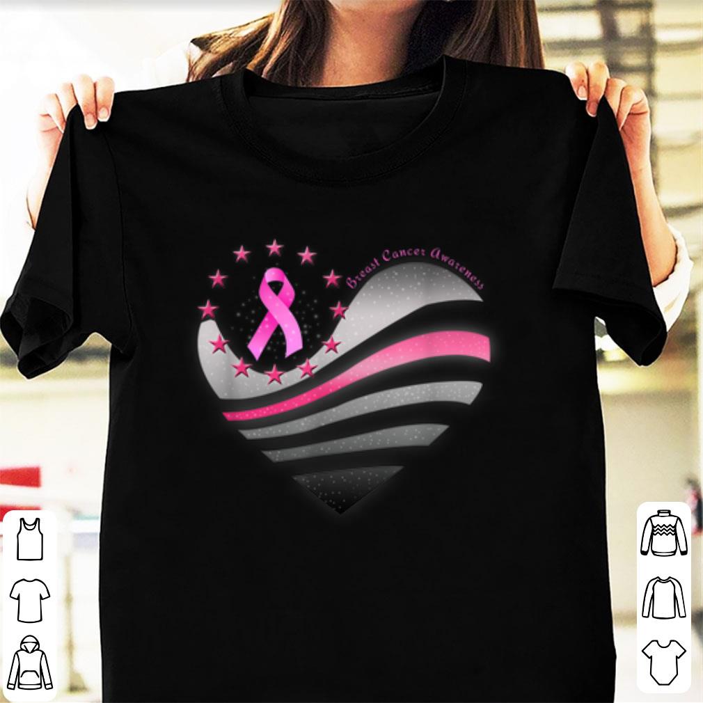 Original Heart Ribbon Breast Cancer Awareness shirt 1 - Original Heart Ribbon Breast Cancer Awareness shirt