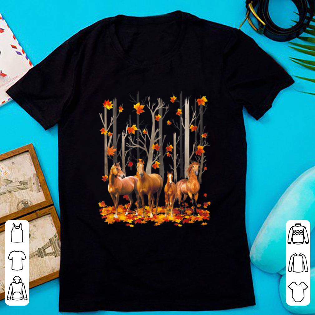 Original Horse Maple Leaf Fall Autumn Horse Lover shirt 1 - Original Horse Maple Leaf Fall Autumn Horse Lover shirt