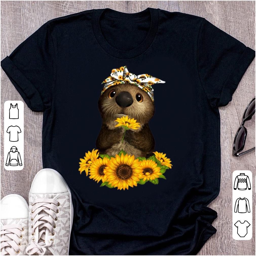Original Otter Sunflowers shirt 1 - Original Otter Sunflowers shirt