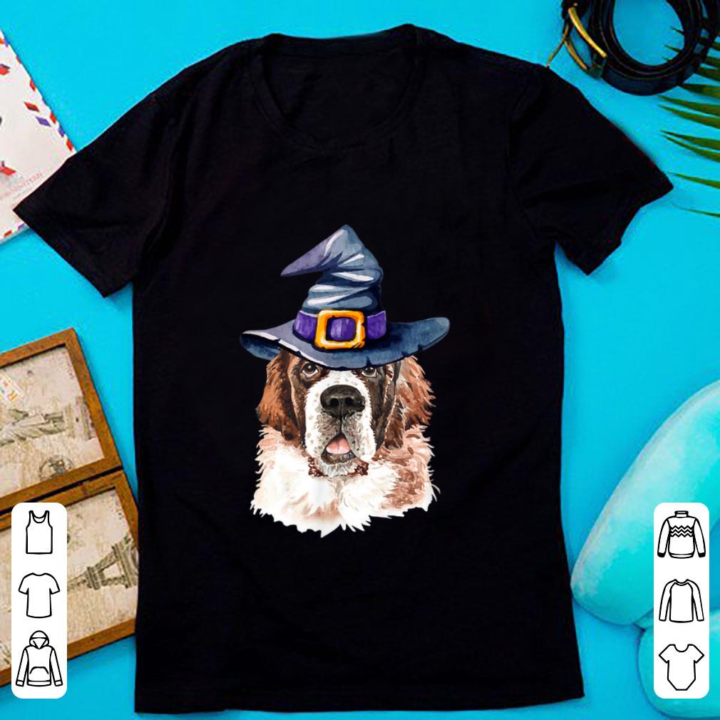 Original Saint Bernard Witch Hat Dog Lovers Halloween Gift shirt 1 - Original Saint Bernard Witch Hat Dog Lovers Halloween Gift shirt