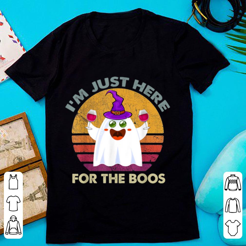 Original Witch Boos I m Just Here For The Boos Wine Halloween shirt 1 - Original Witch Boos I'm Just Here For The Boos-Wine Halloween shirt