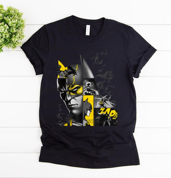 Premium Batman 80 Years Bat Panels Dark shirt 1 - Premium Batman 80 Years Bat Panels Dark shirt