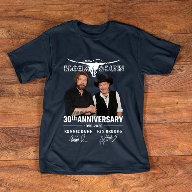 Premium Brooks Dunn 30th Anniversary 1990 2020 Ronnie Dunn Signatures shirt 1 - Premium Brooks & Dunn 30th Anniversary 1990-2020 Ronnie Dunn Signatures shirt