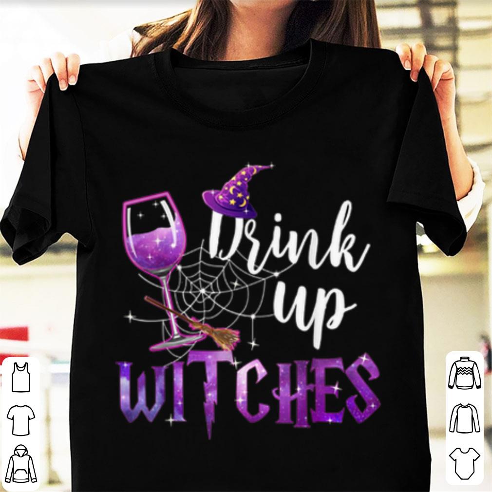 Premium Drink Up Witches Halloween Drinking Witch And Wine shirt 1 - Premium Drink Up Witches Halloween Drinking Witch And Wine shirt