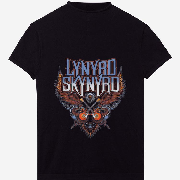 Premium Lynyrd Skynyrd Eagle Guitar shirt 1 2 - Premium Lynyrd Skynyrd Eagle Guitar shirt